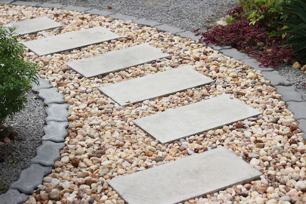 Feature Stepping Pavers